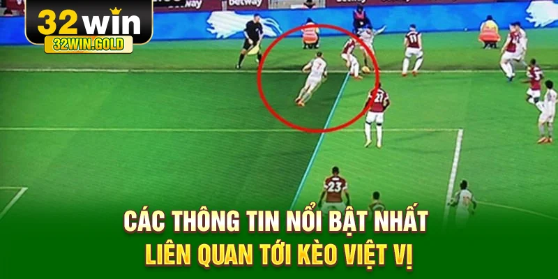 Các thông tin nổi bật nhất liên quan tới kèo việt vị